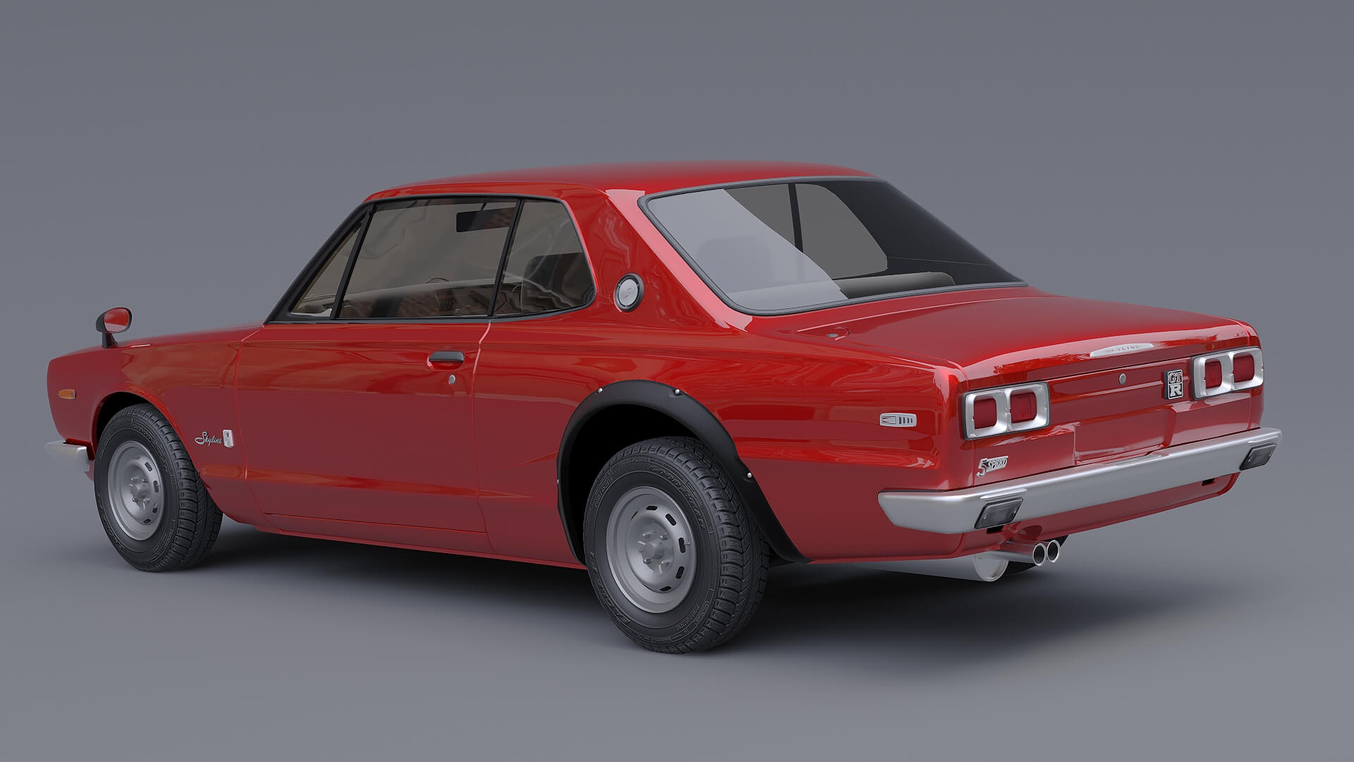 1971 Nissan Skyline 2000GT-R 3D Model