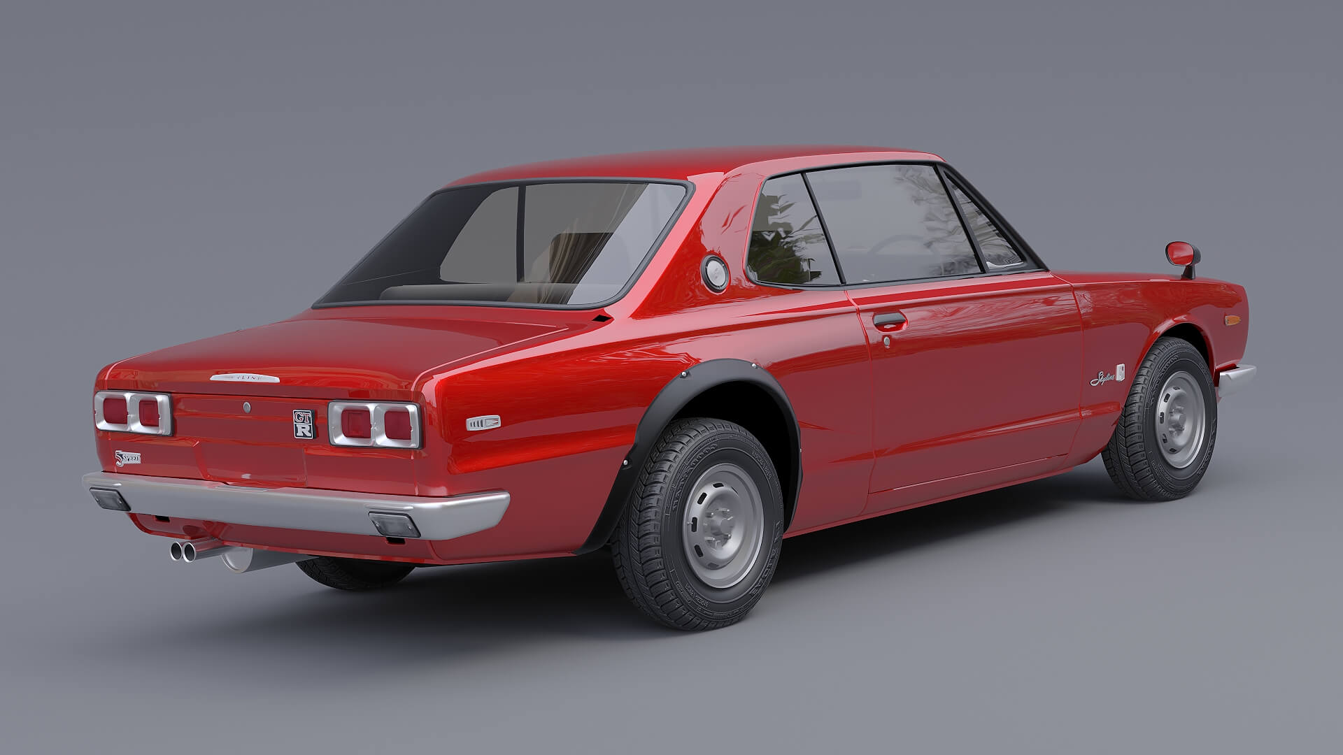1971 Nissan Skyline 2000GT-R 3D Model
