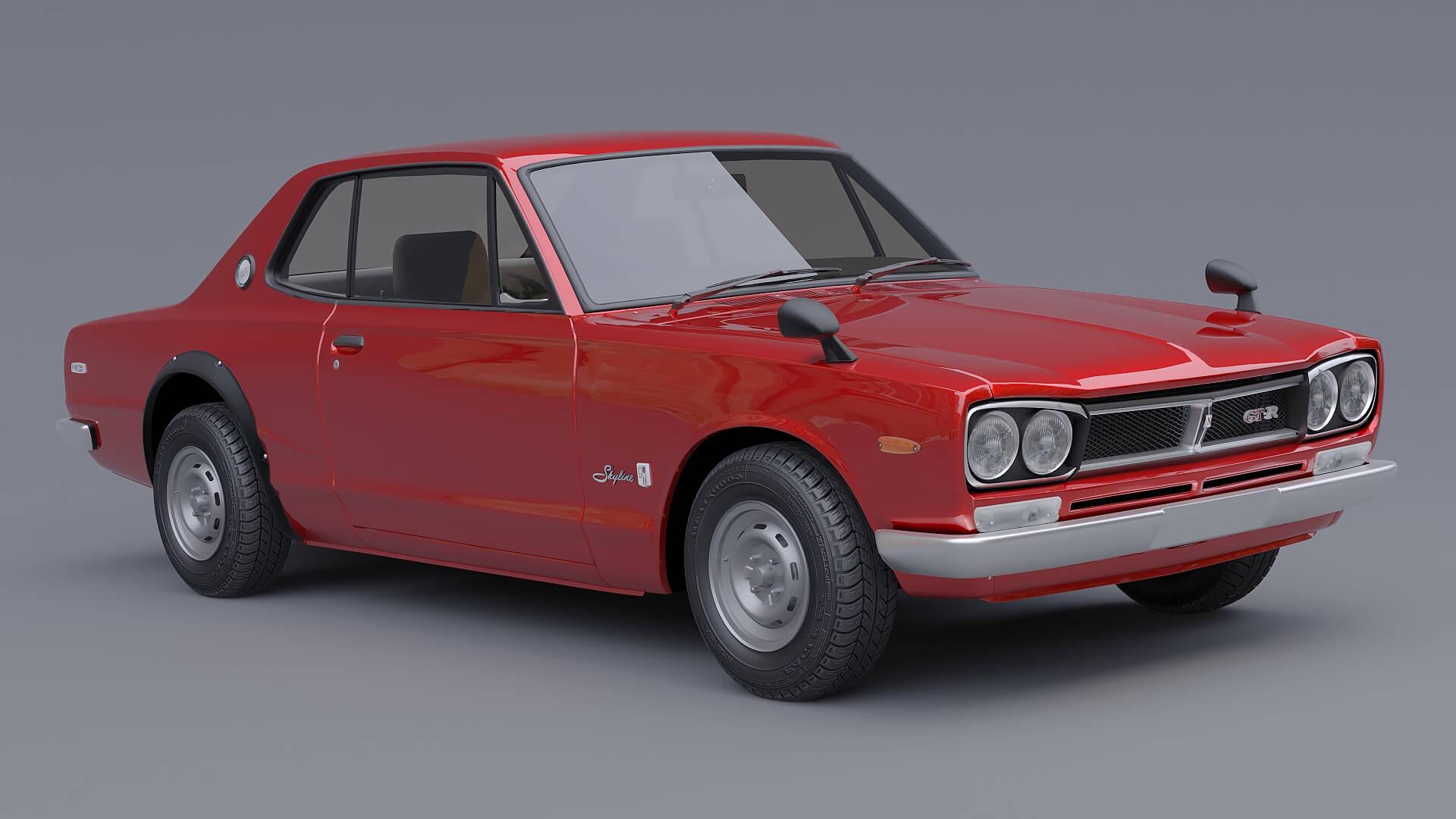 1971 Nissan Skyline 2000GT-R 3D Model