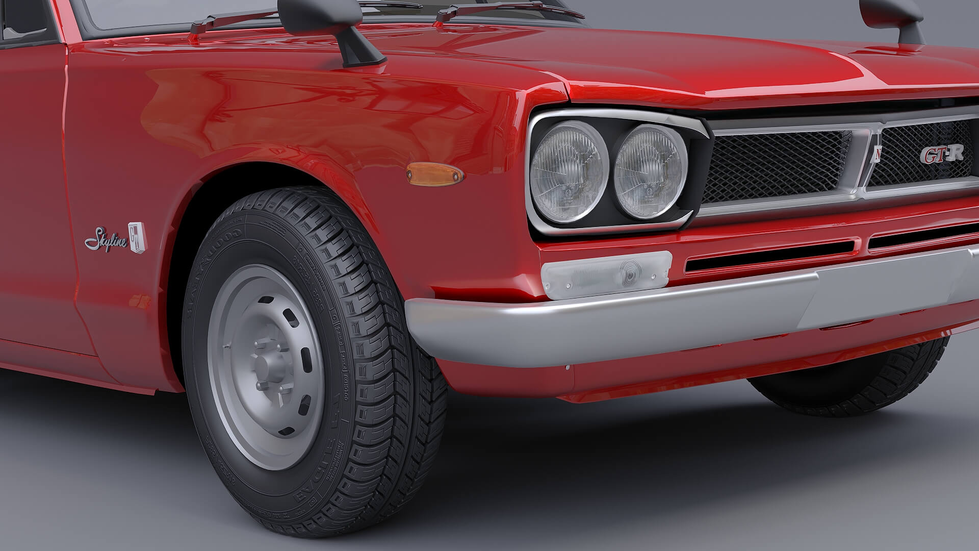 1971 Nissan Skyline 2000GT-R 3D Model