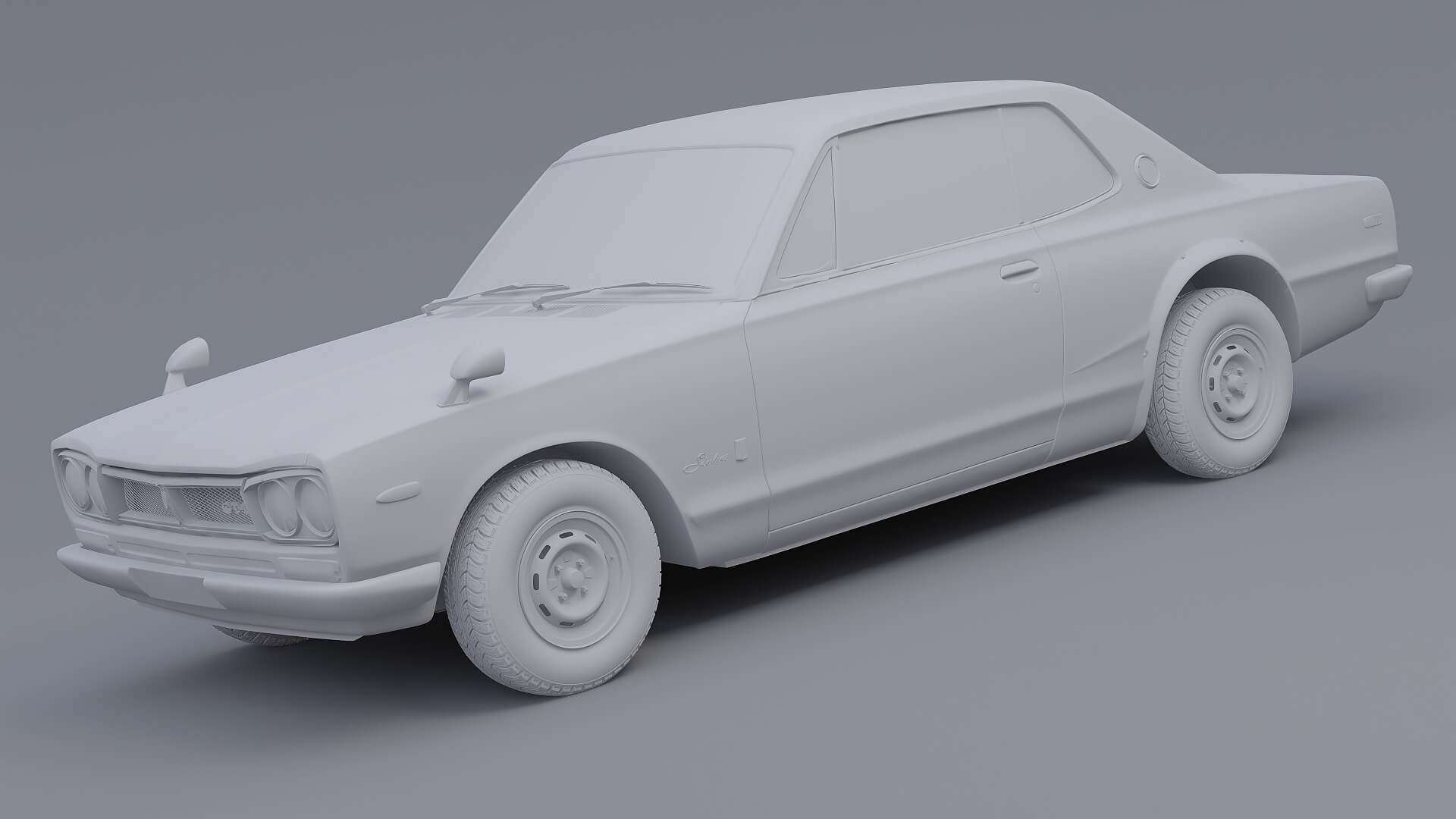 1971 Nissan Skyline 2000GT-R 3D Model