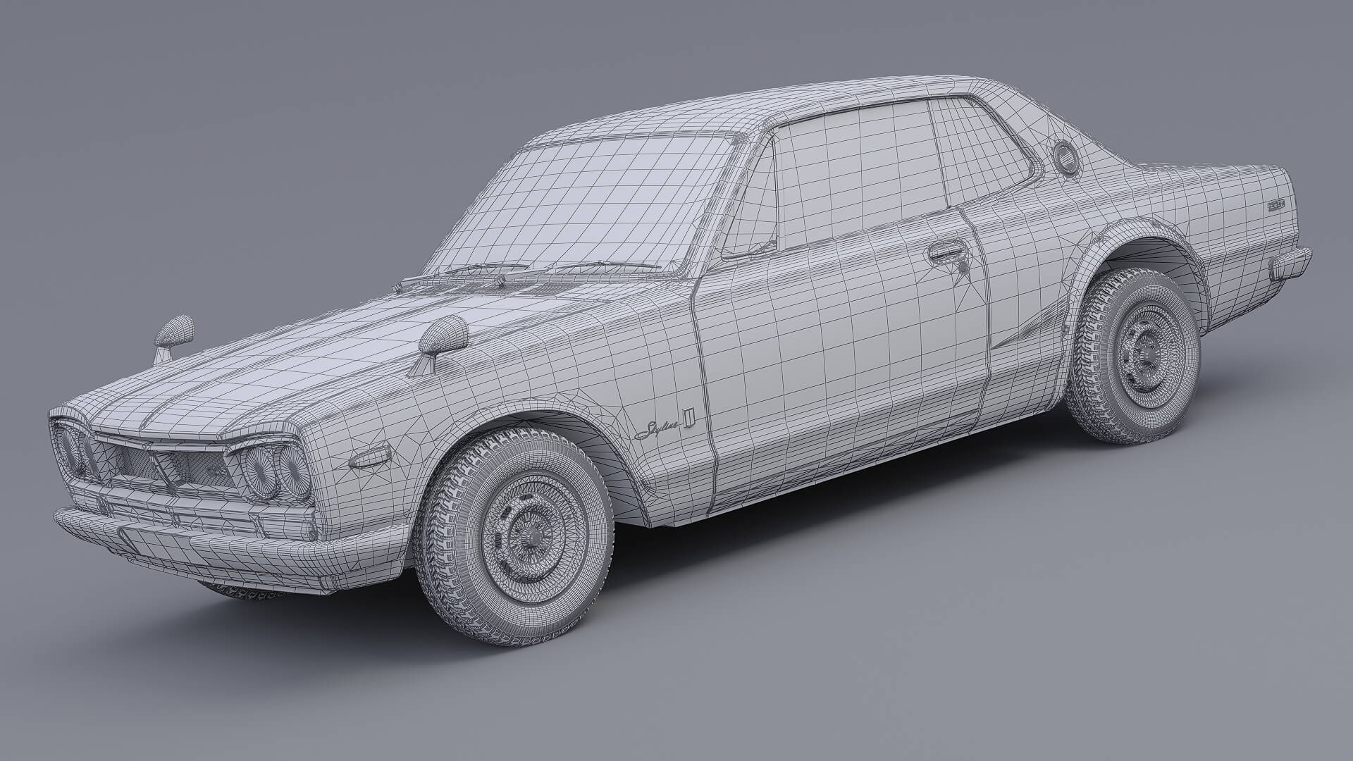 1971 Nissan Skyline 2000GT-R 3D Model