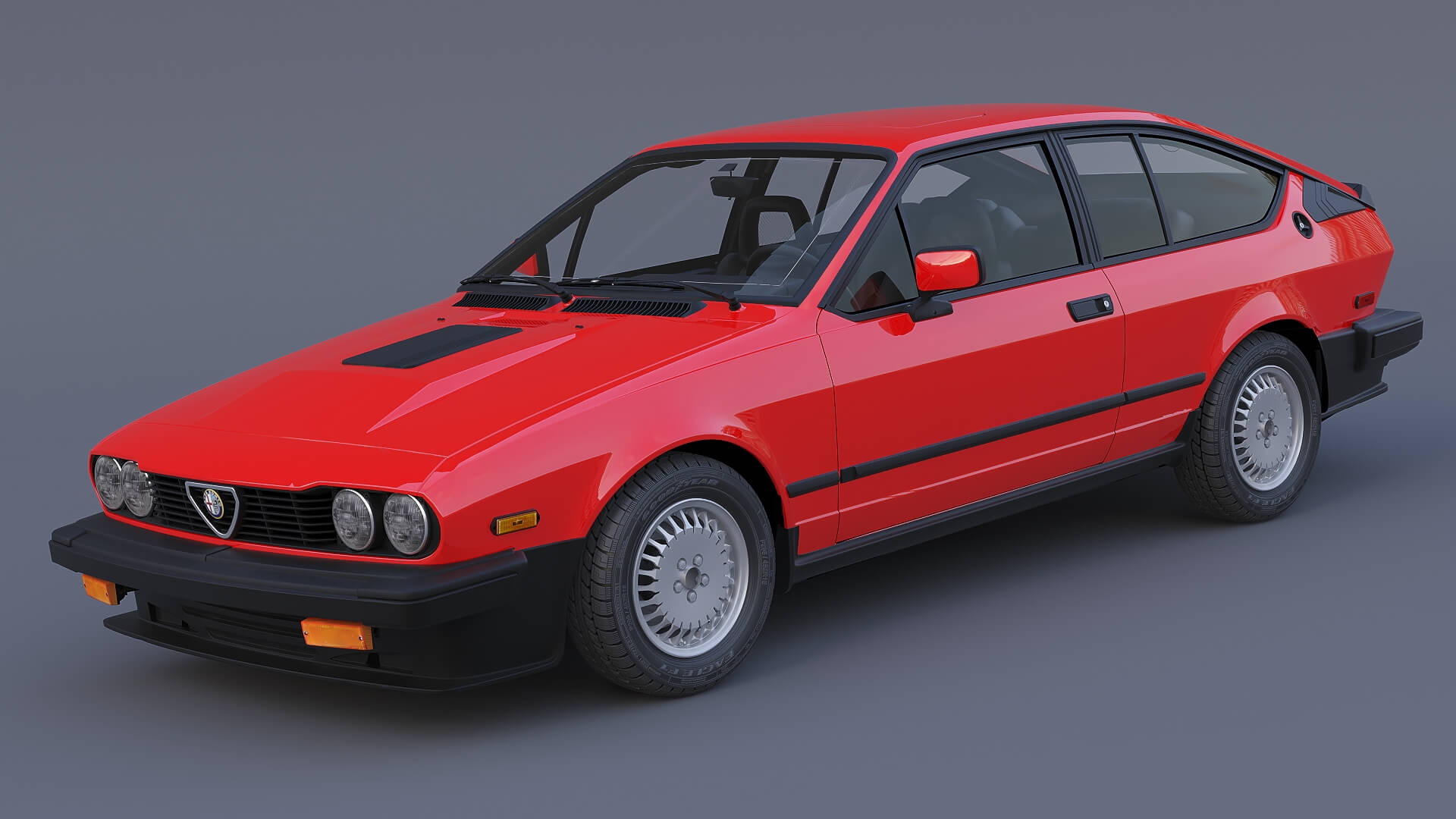 1986 Alfa Romeo GTV6 3D Model