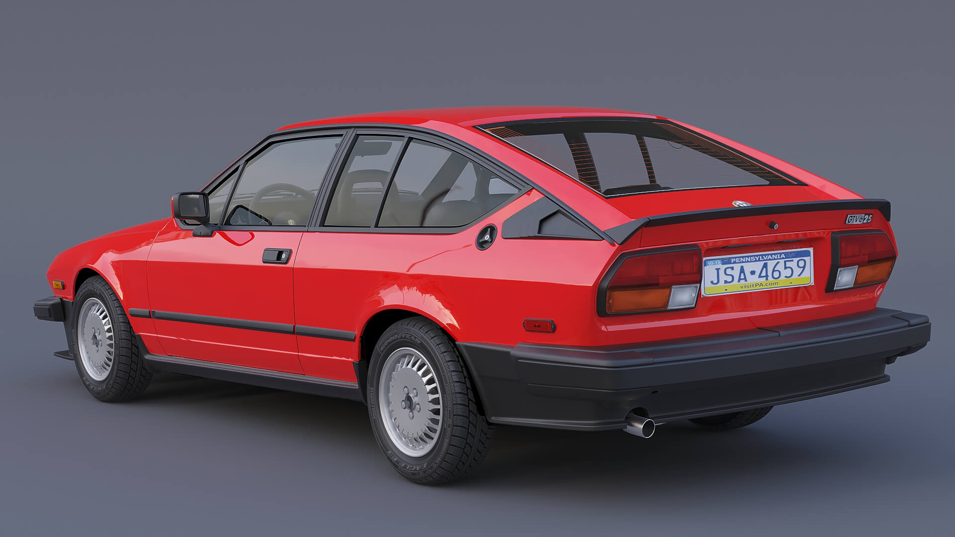 1986 Alfa Romeo GTV6 3D Model