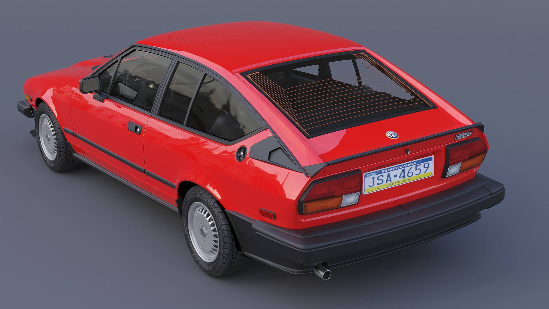 1986 Alfa Romeo GTV6 3D Model