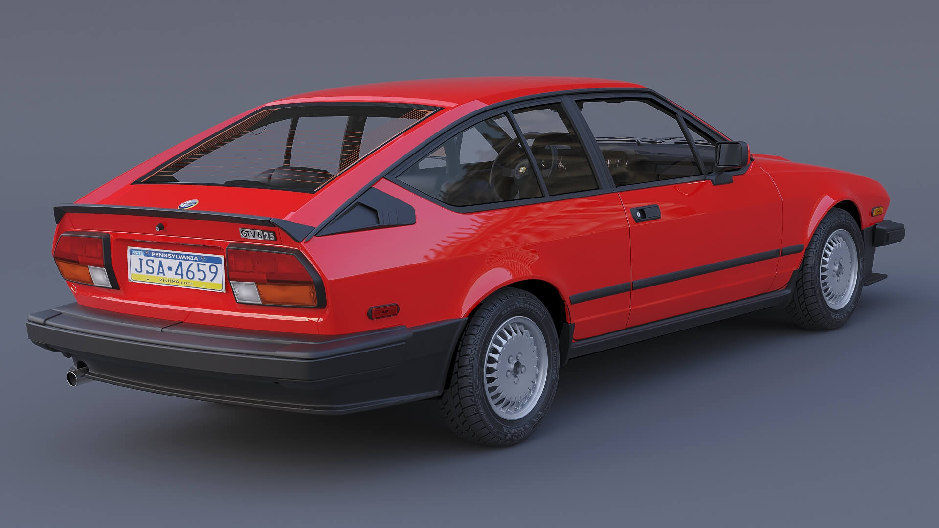 1986 Alfa Romeo GTV6 3D Model