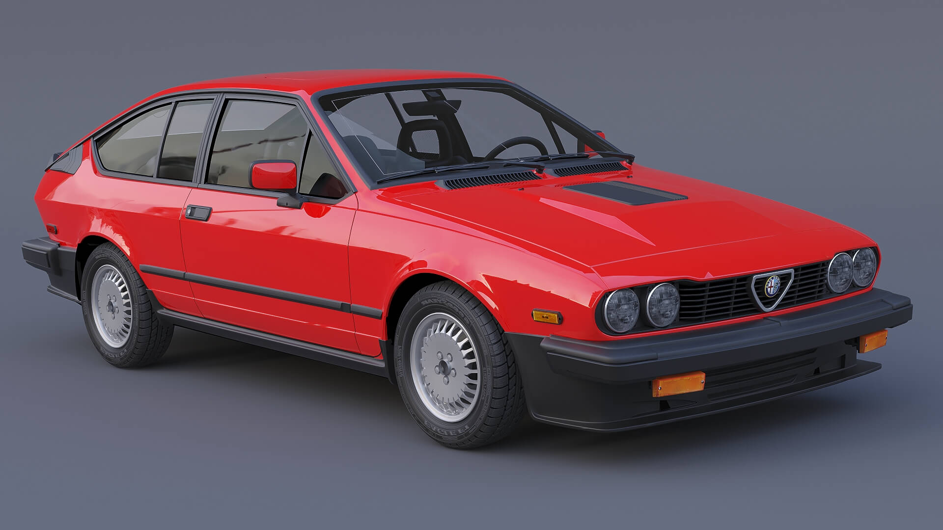 1986 Alfa Romeo GTV6 3D Model
