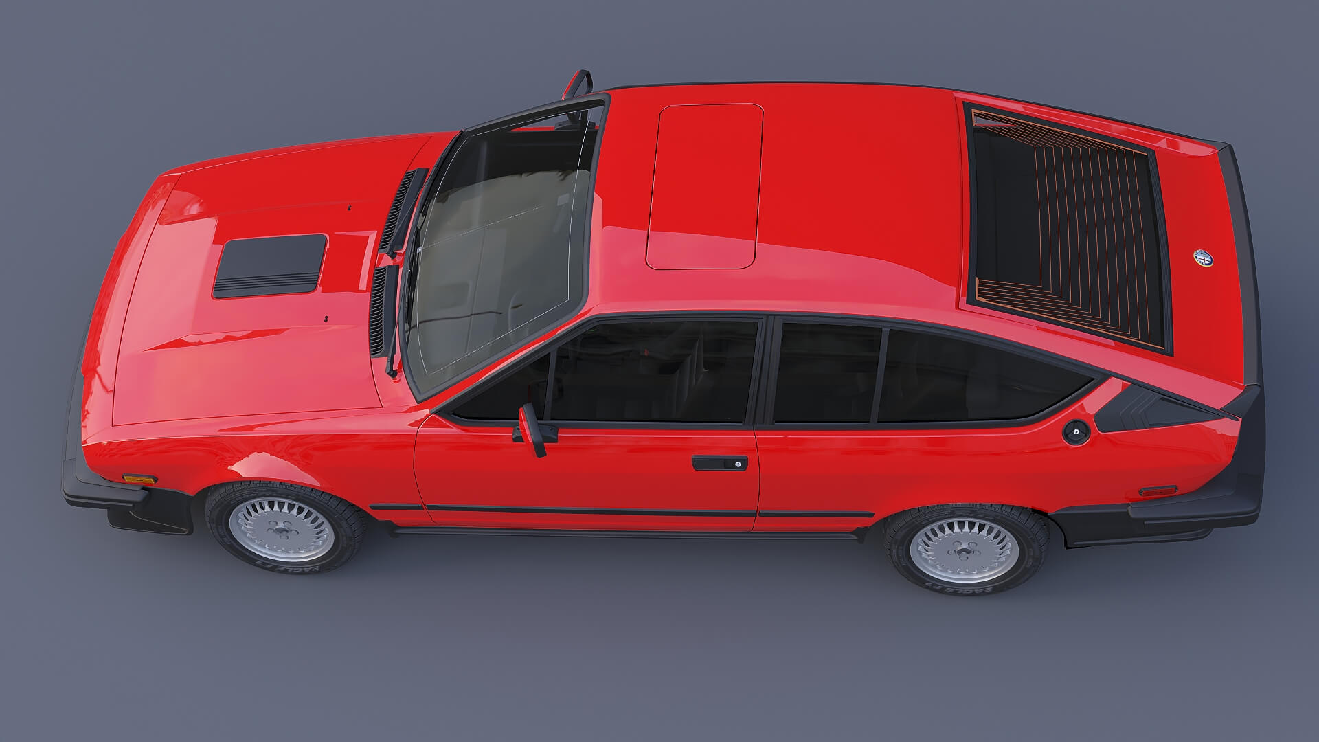1986 Alfa Romeo GTV6 3D Model