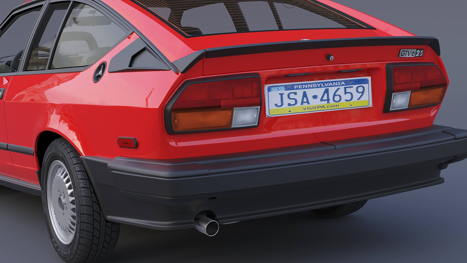 1986 Alfa Romeo GTV6 3D Model