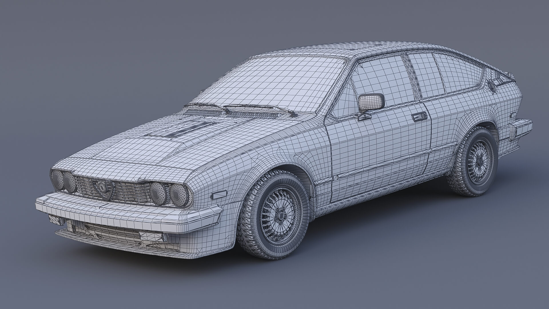 1986 Alfa Romeo GTV6 3D Model