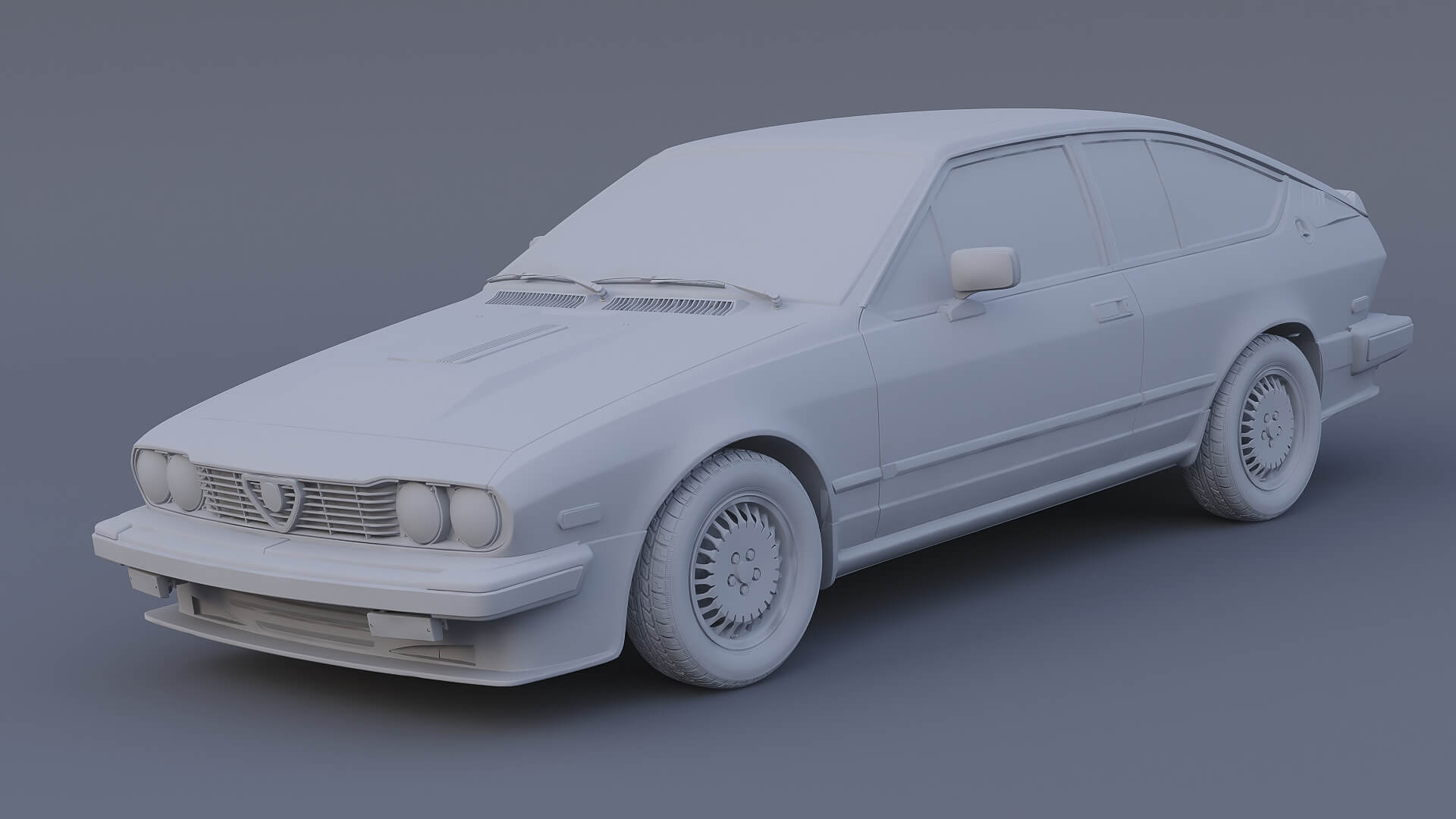1986 Alfa Romeo GTV6 3D Model