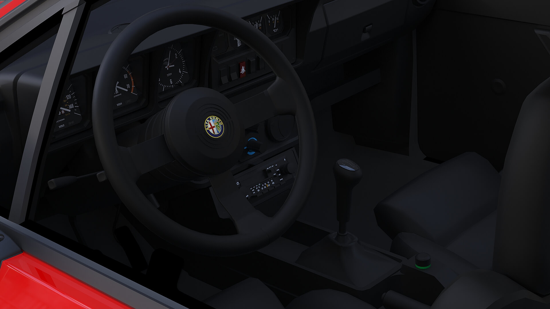 1986 Alfa Romeo GTV6 3D Model