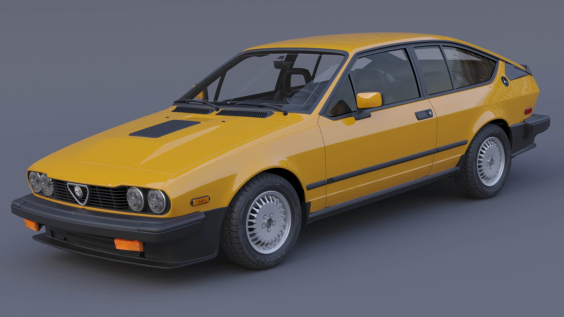 1986 Alfa Romeo GTV6 3D Model