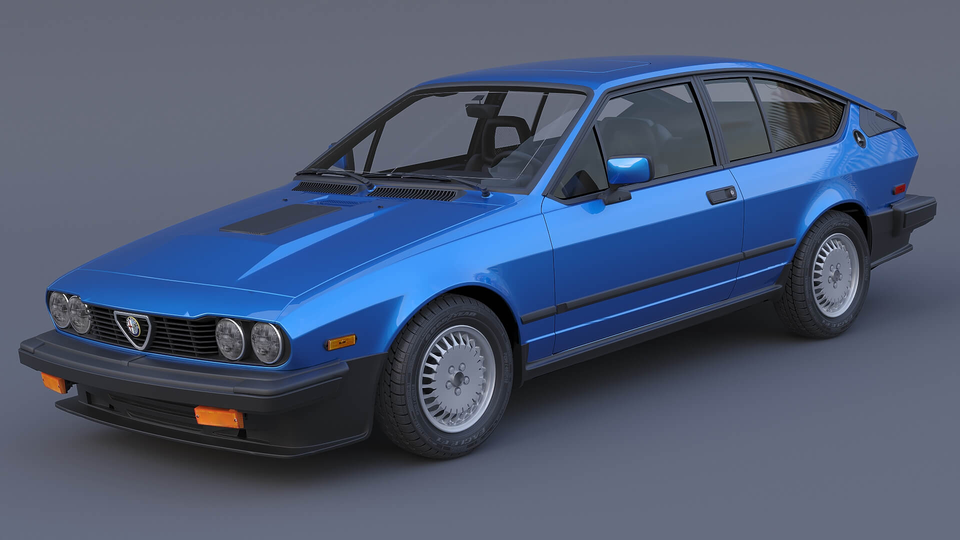 1986 Alfa Romeo GTV6 3D Model