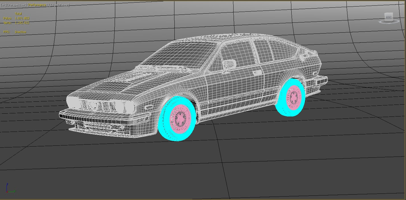 1986 Alfa Romeo GTV6 3D Model