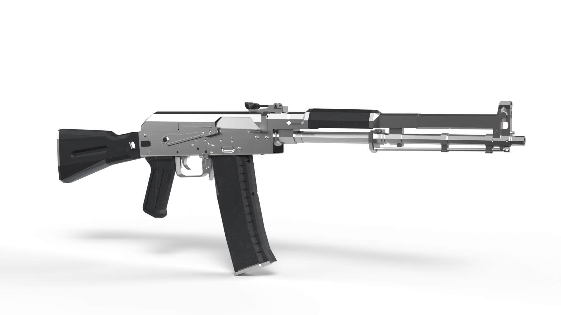 AK-108 Rifle 3D Model
