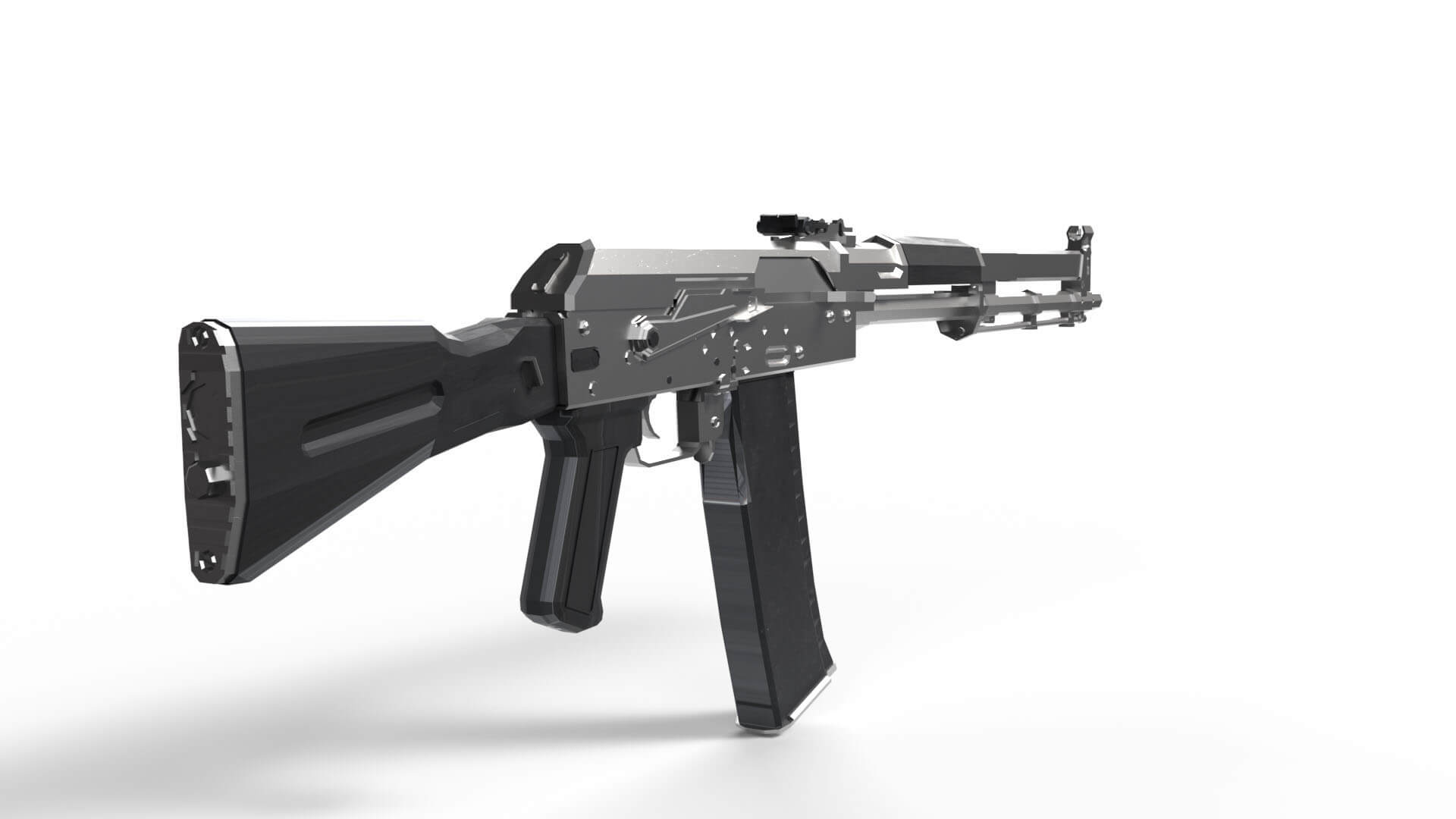 AK-108 Rifle 3D Model