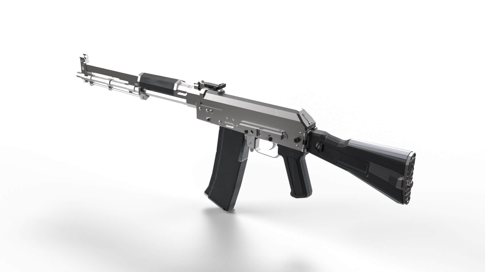 AK-108 Rifle 3D Model