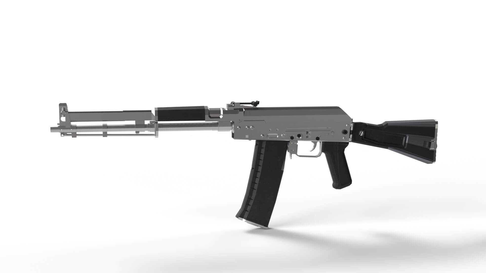 AK-108 Rifle 3D Model