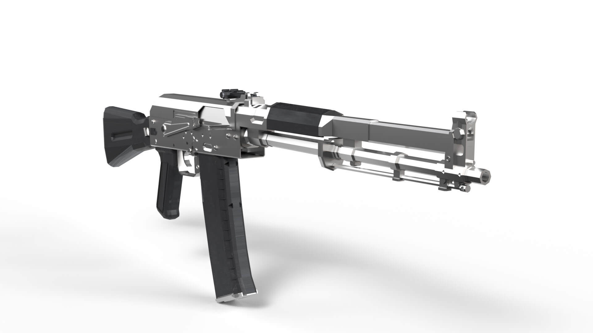 AK-108 Rifle 3D Model