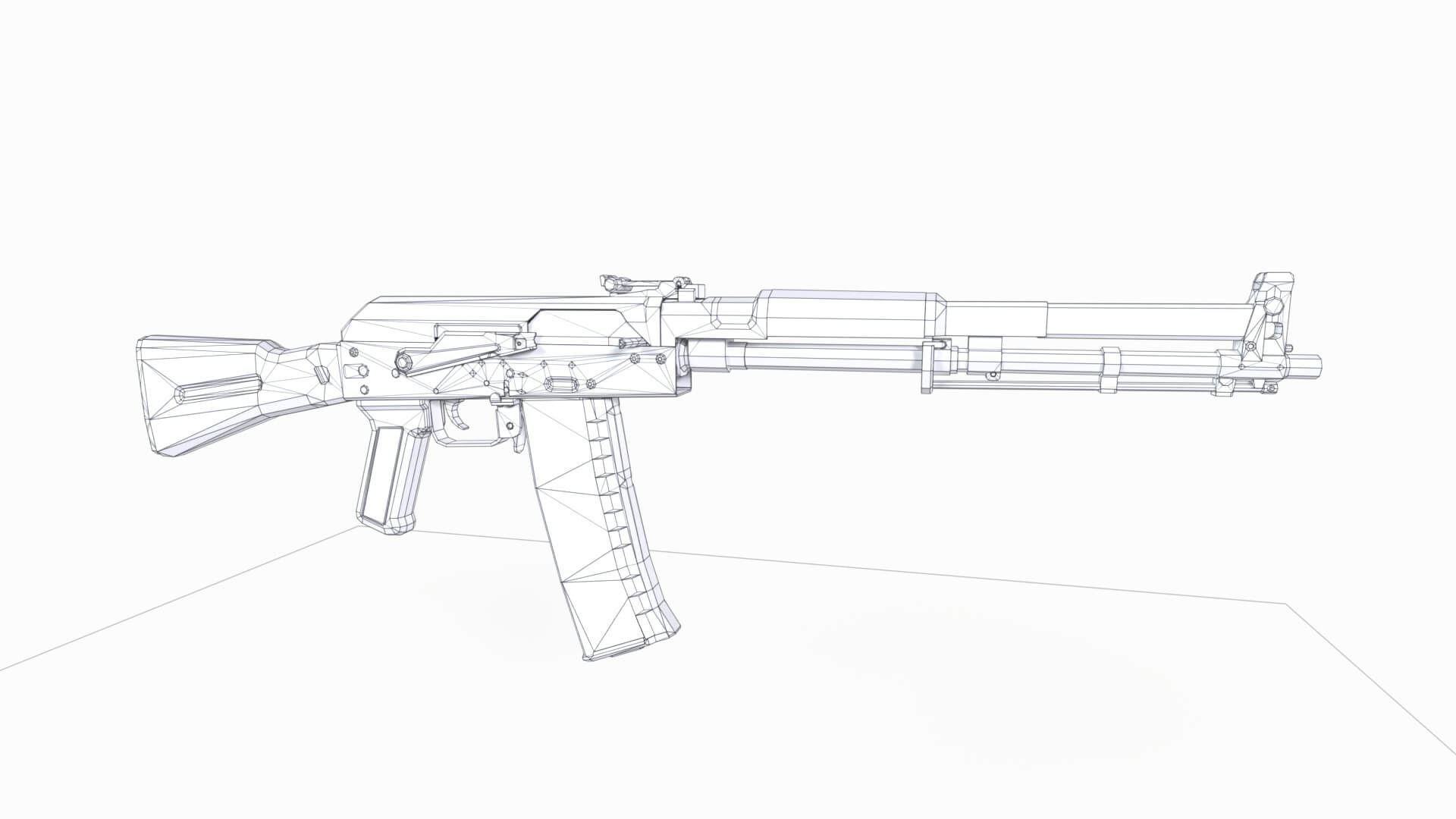 AK-108 Rifle 3D Model