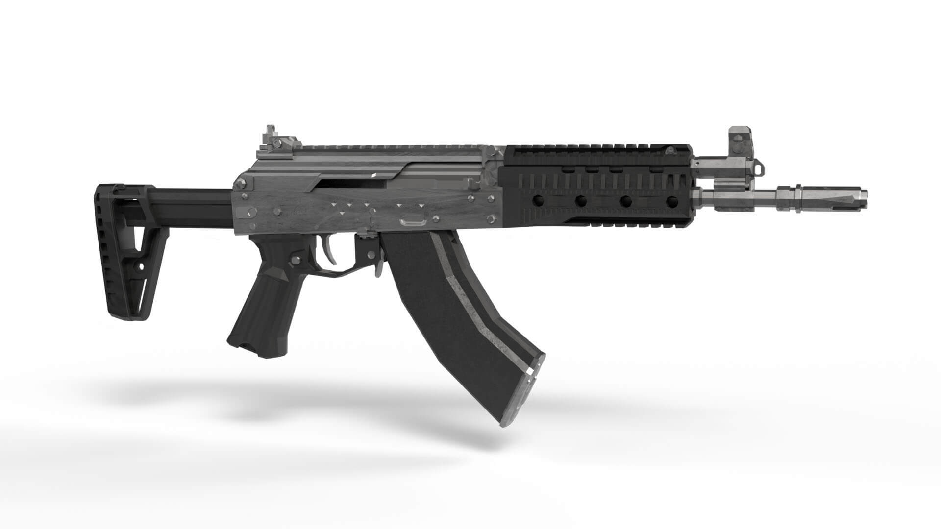 AK15 Rifle Model 3D Model