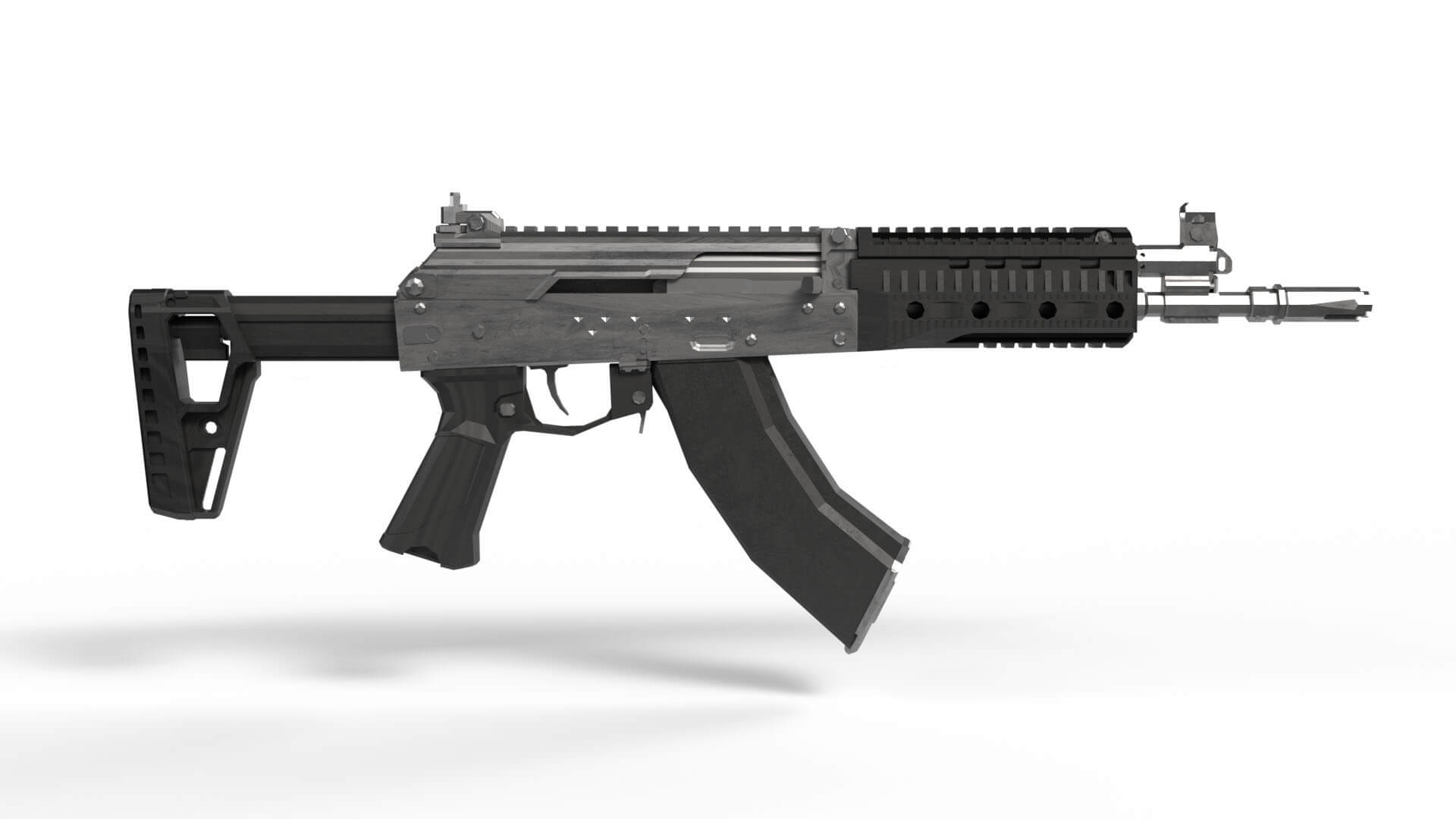 AK15 Rifle Model 3D Model