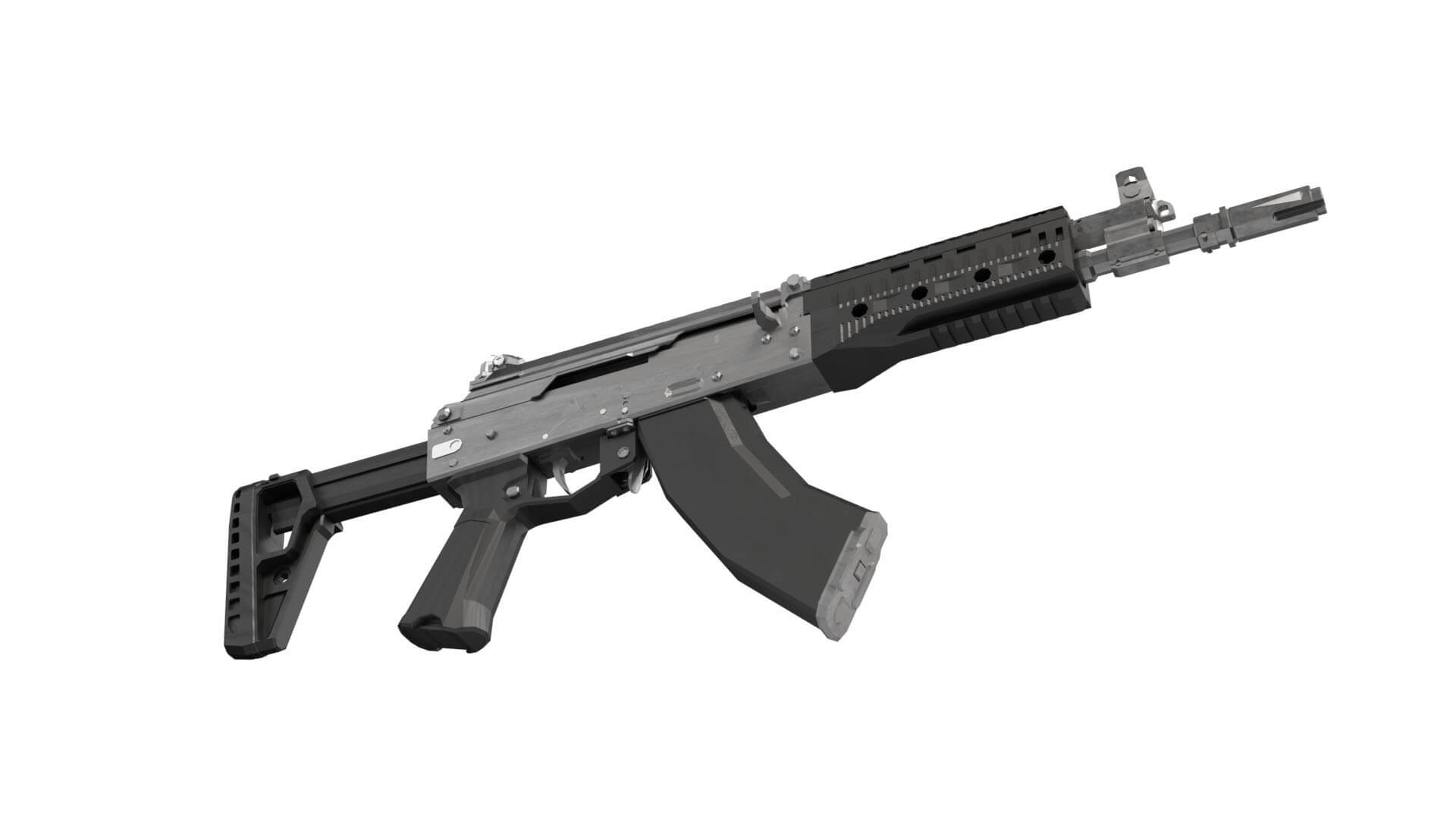 AK15 Rifle Model 3D Model