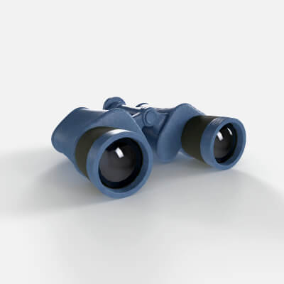 Binoculars Tool Object 3D Model
