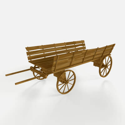 Medieval Wagon Vehicle