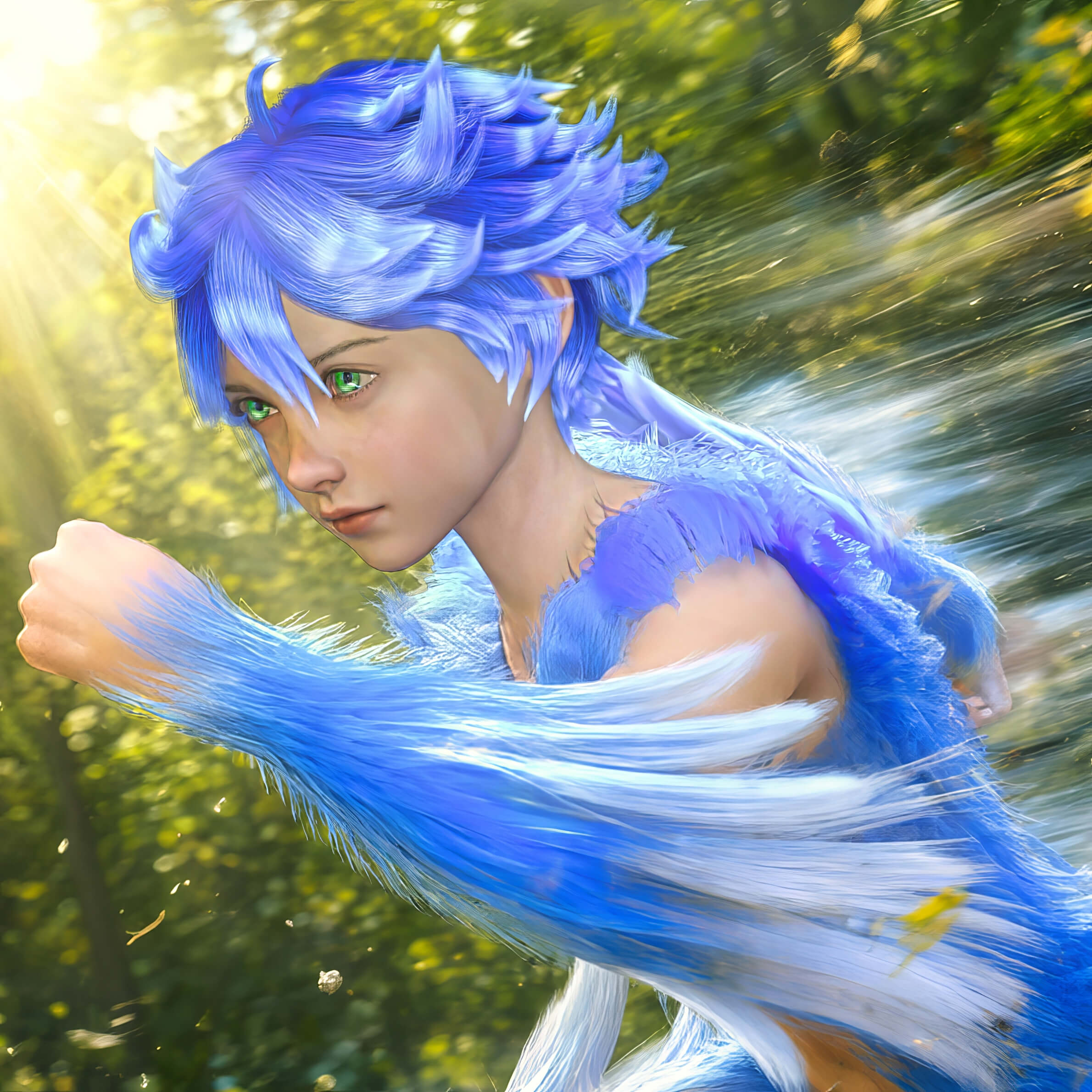 Hanzo Hair for G9 Daz Content