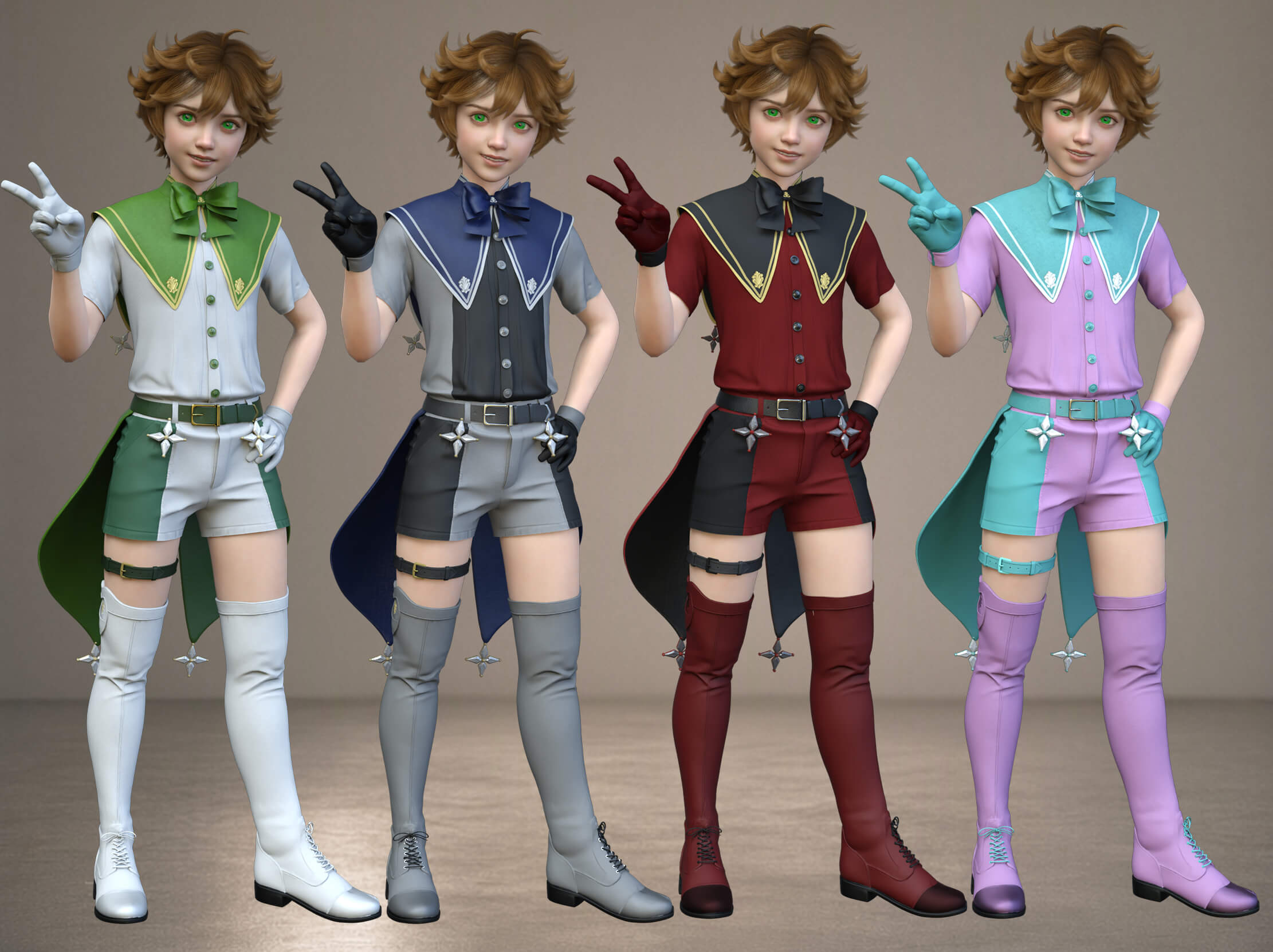 Singer Outfit 4 for G9 Daz Content
