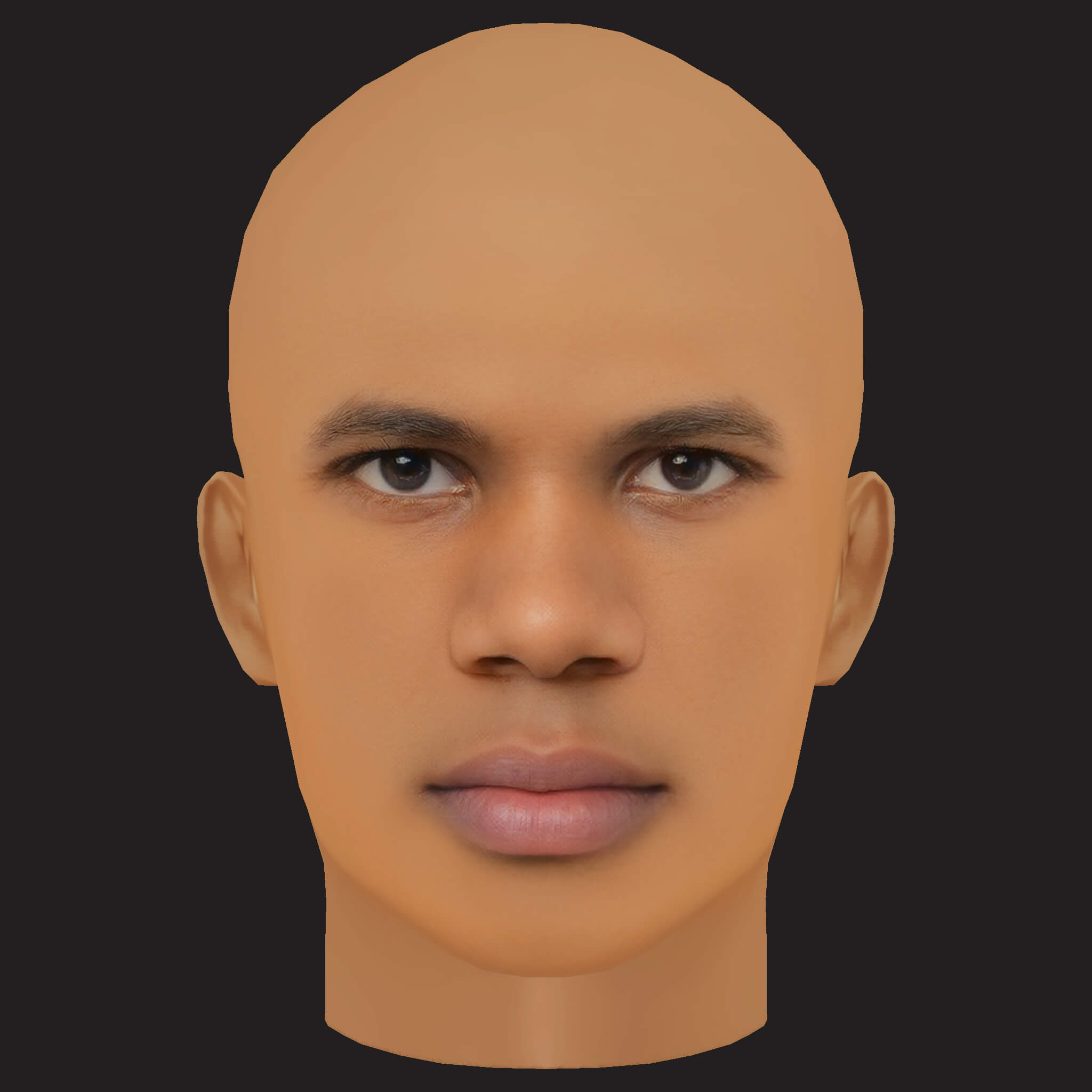 Low Poly A Boogie wit da Hoodie Rapper Head 3D Model
