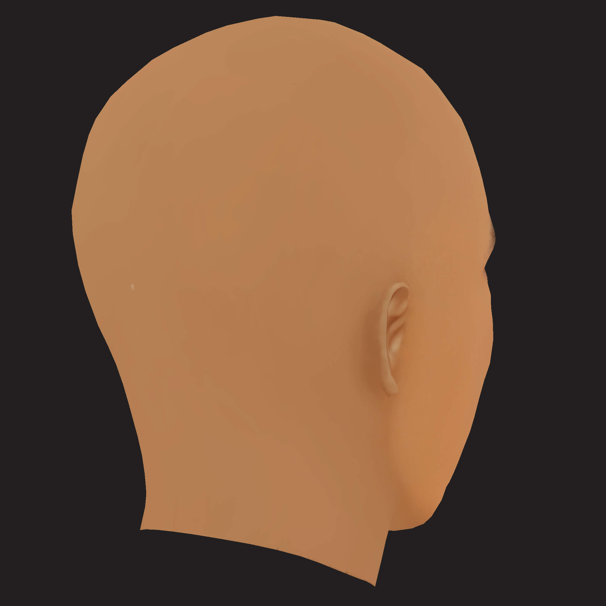 Low Poly A Boogie wit da Hoodie Rapper Head 3D Model