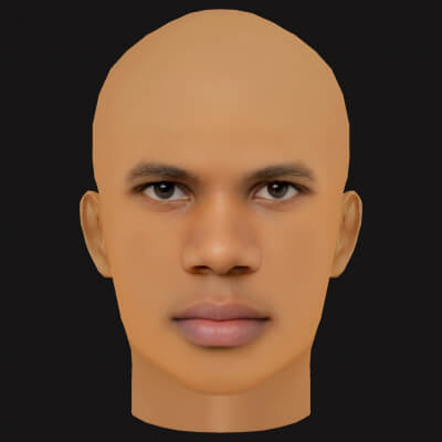Low Poly A Boogie wit da Hoodie Rapper Head