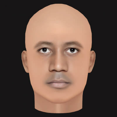 Low Poly Cassper Nyovest Rapper Head