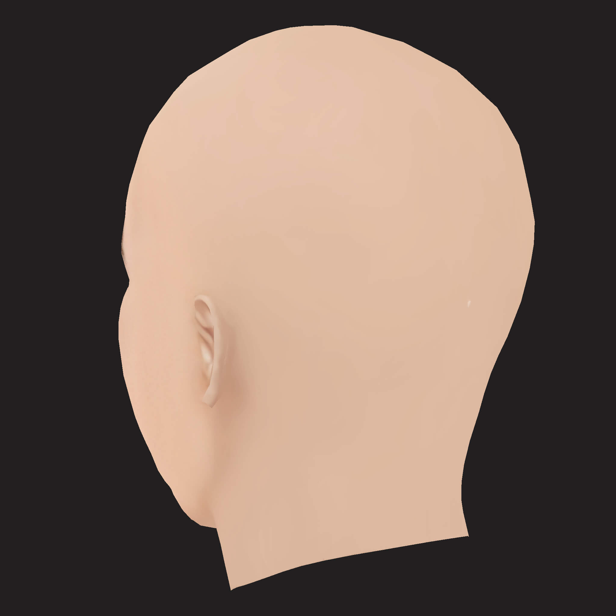 Low Poly G Eazy Rapper Head 3D Model