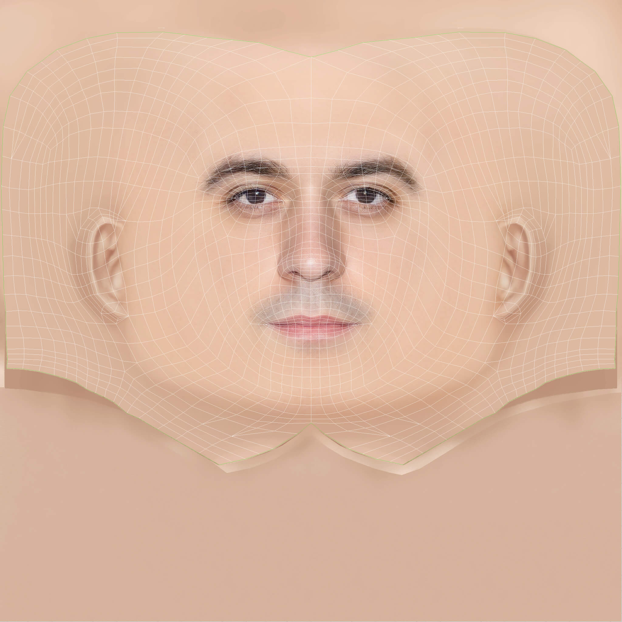 Low Poly G Eazy Rapper Head 3D Model
