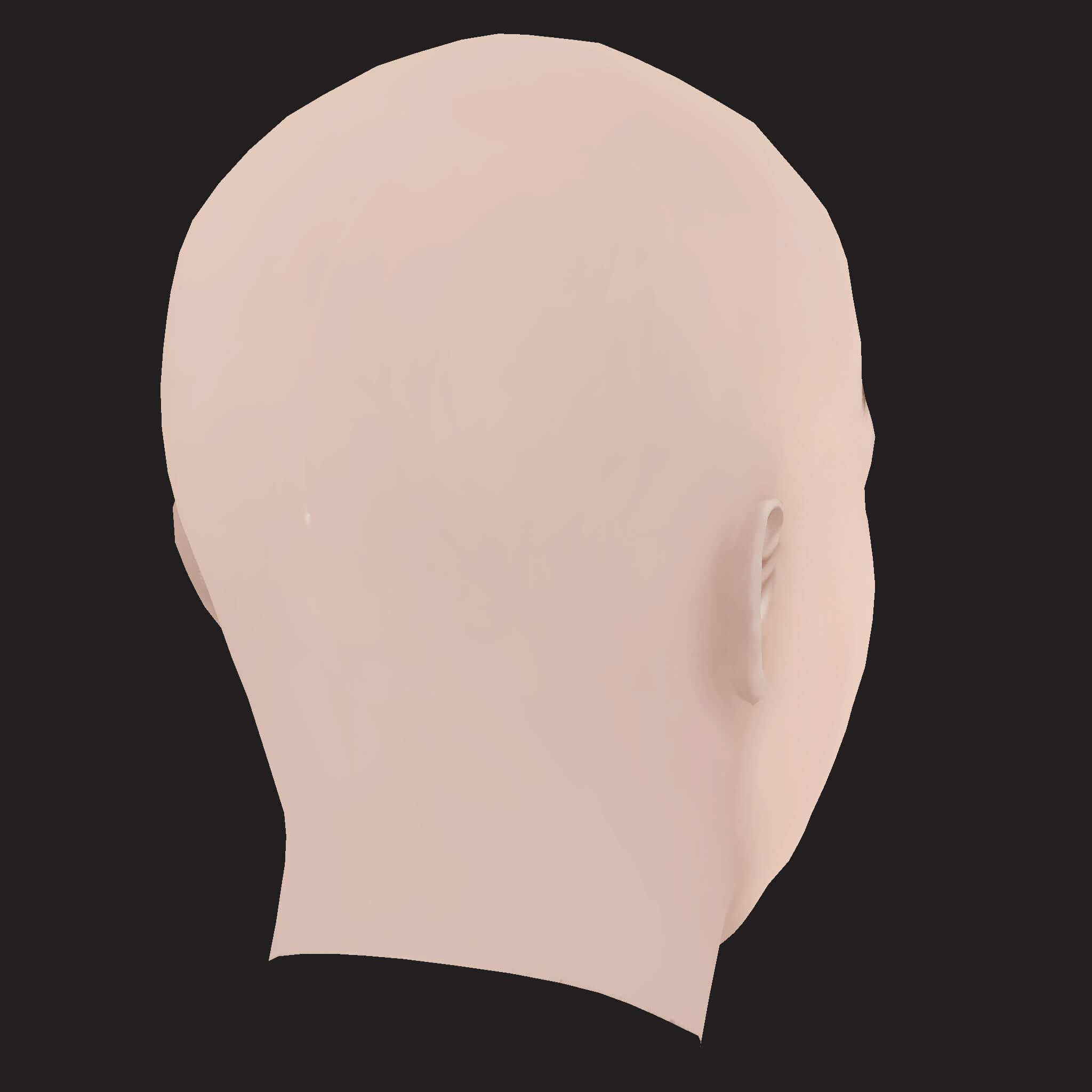 Low Poly J-Hope Rapper Head 3D Model