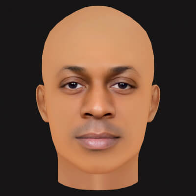 Low Poly Lil Wayne Rapper Head