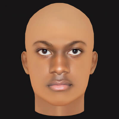 Low Poly Lil Yachty Rapper Head