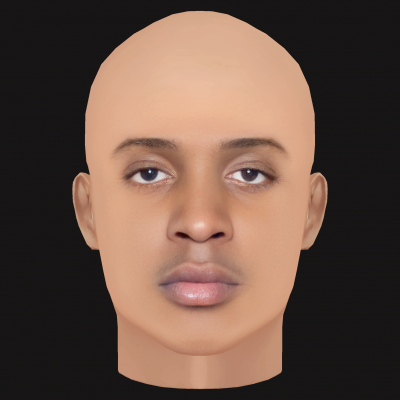 Low Poly Ski Mask the Slump God Rapper Head