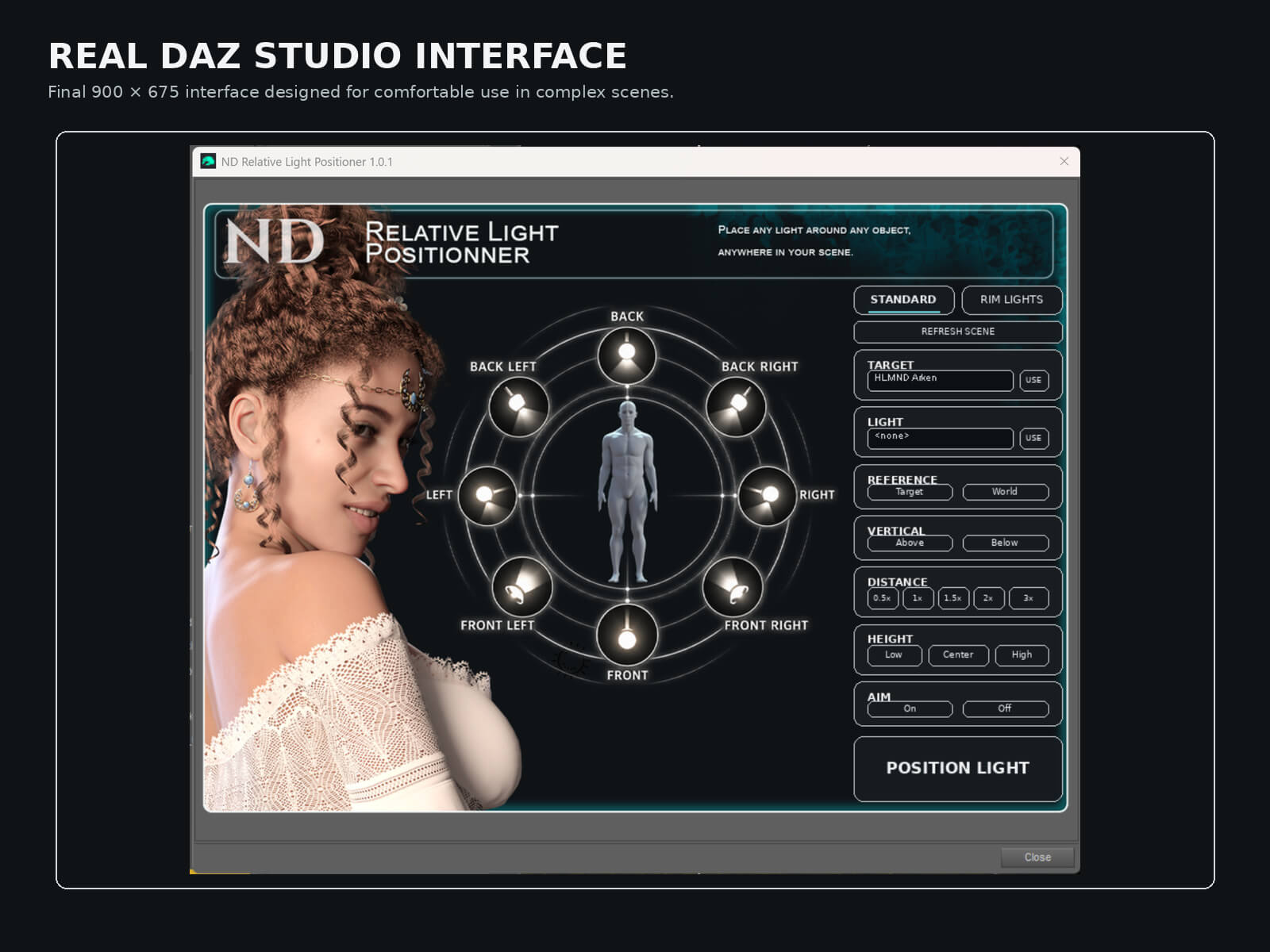 ND Relative Light Positioner Daz Content
