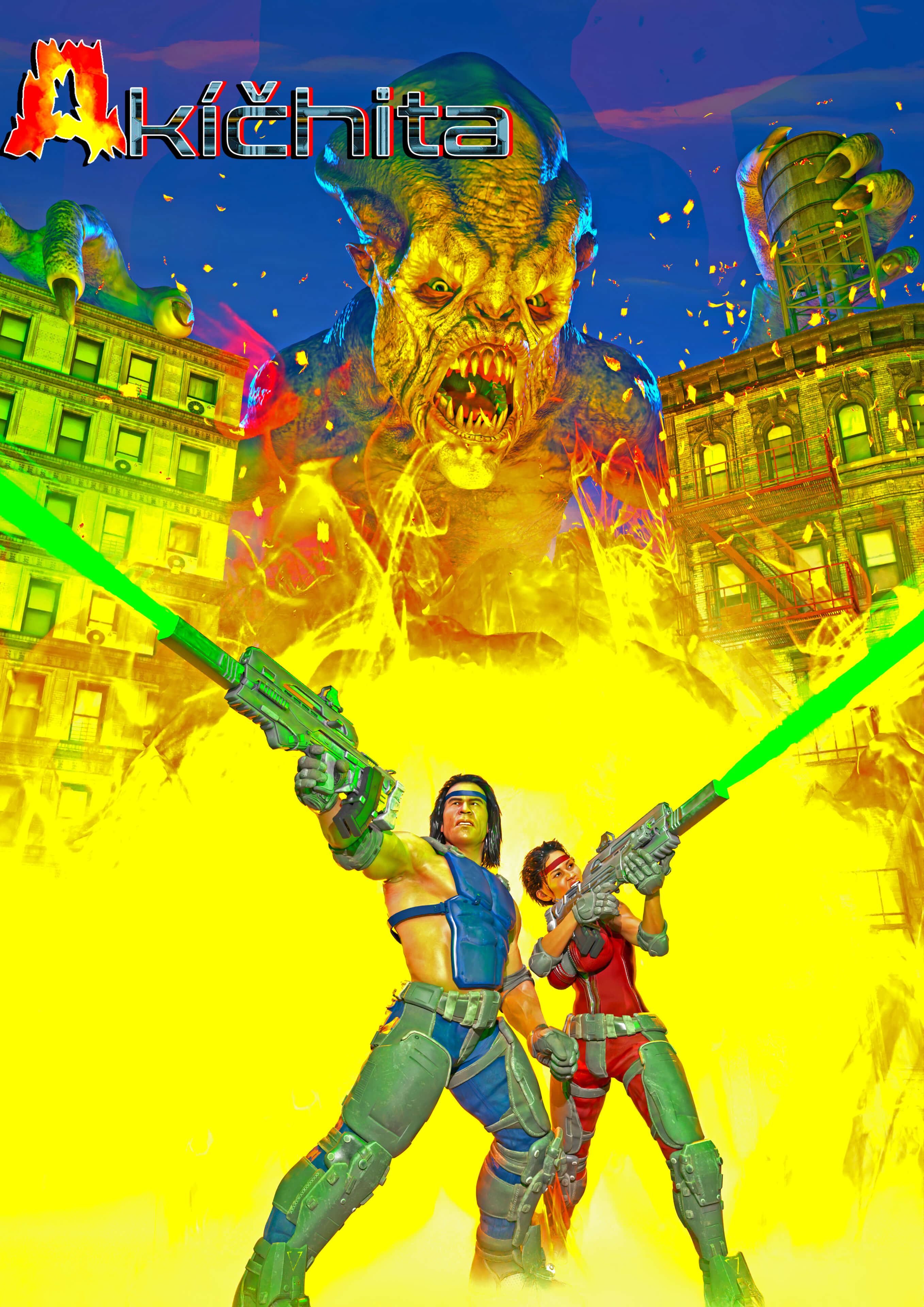 Akichita of Tera Poster 001 Portrait PS 2 3D Render, Digital Artwork by NEKOPEEKER20XX74