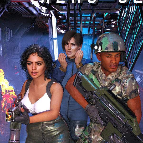 Xeno-Seed in a Bad Corridor Poster PS