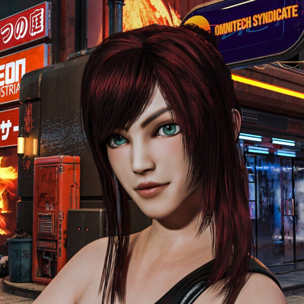 Cyberpunk girl