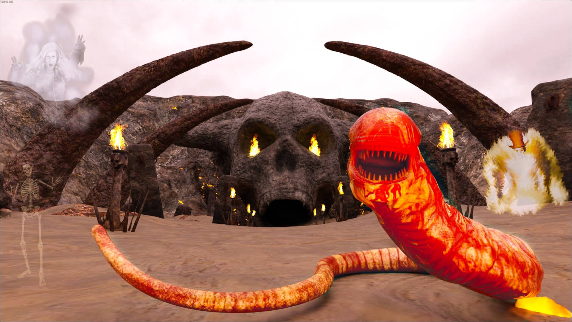 The Infernal Horde 3D Render, Digital Artwork by Nemesis74s