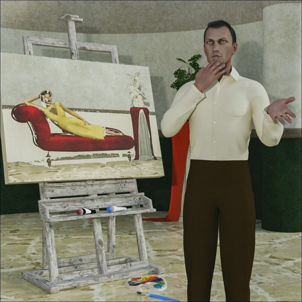 Perplexity poses and expressions for G8F-M Daz Content