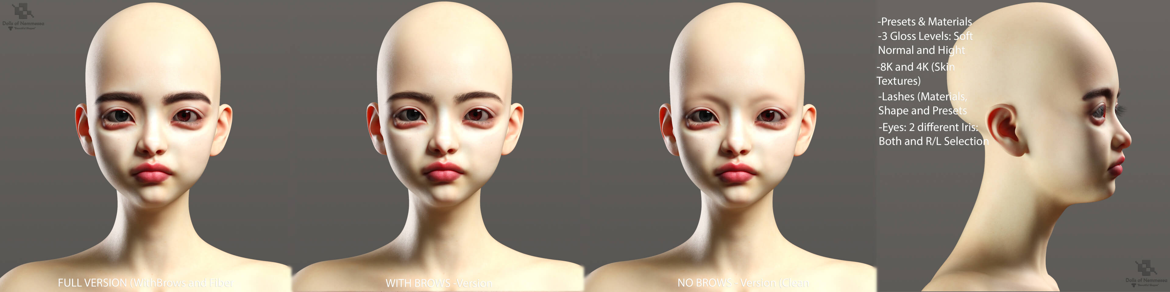 DNM - Kiwi G9 Fullbody Morph &amp Presets No Textures Daz Content