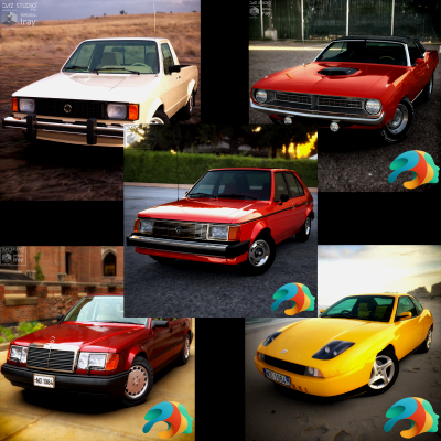 August Car Bundle for DAZ Studio Daz Content